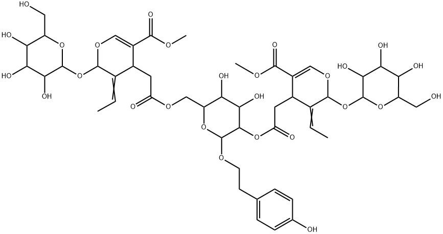 Oleonuezhenide 구조식 이미지