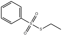 Benzenesulfonothioic acid, S-ethyl ester Structure