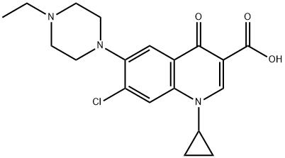 Enrofloxacin Impurity 1 구조식 이미지