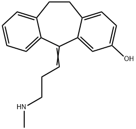 5H-Dibenzo[a,d]cyclohepten-3-ol, 10,11-dihydro-5-[3-(methylamino)propylidene]- 구조식 이미지