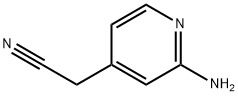 4-Pyridineacetonitrile, 2-amino- Structure