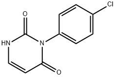 2,4(1H,3H)-Pyrimidinedione, 3-(4-chlorophenyl)- Structure