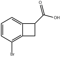 Bicyclo[4.2.0]octa-1,3,5-triene-7-carboxylic acid, 2-bromo- Structure