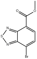 2,1,3-Benzothiadiazole-4-carboxylic acid, 7-bromo-, methyl ester Structure