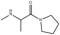 1-Propanone, 2-(methylamino)-1-(1-pyrrolidinyl)- Structure