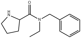 2-Pyrrolidinecarboxamide, N-ethyl-N-(phenylmethyl)- Structure