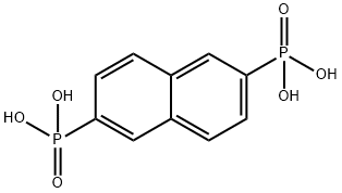 naphthalene-2,6-diylbis(phosphonic acid) Structure