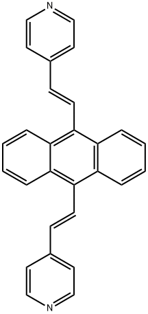 9,10-di-[β-(4-pyridyl)vinyl]anthracene 구조식 이미지