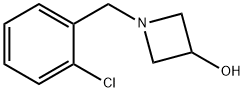 3-Azetidinol, 1-[(2-chlorophenyl)methyl]- Structure