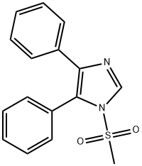 1H-Imidazole, 1-(methylsulfonyl)-4,5-diphenyl- Structure