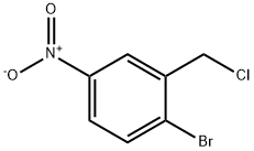 Benzene, 1-bromo-2-(chloromethyl)-4-nitro- Structure