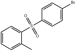 Benzene, 1-[(4-bromophenyl)sulfonyl]-2-methyl- 구조식 이미지