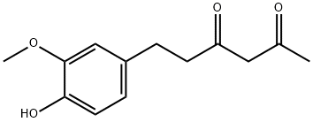 2,4-Hexanedione, 6-(4-hydroxy-3-methoxyphenyl)- 구조식 이미지