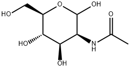 Mannopyranose, 2-(acetylamino)-2-deoxy- 구조식 이미지