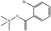 Benzene, 1-bromo-2-[1-[(trimethylsilyl)oxy]ethenyl]- Structure