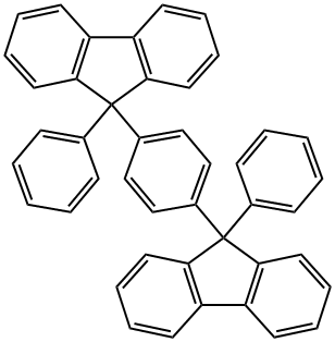 1,4-bis(9-phenyl-9H-uoren-9-yl)benzene Structure
