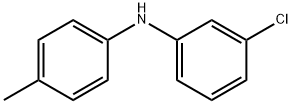 Benzenamine, 3-chloro-N-(4-methylphenyl)- Structure