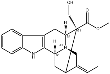 (Z)-Akuammidine 구조식 이미지