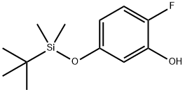 Phenol, 5-[[(1,1-dimethylethyl)dimethylsilyl]oxy]-2-fluoro- 구조식 이미지