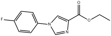 ethyl 1-(4-fluorophenyl)-1H-imidazole-4-carboxylate Structure