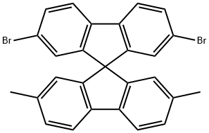 9,9'-Spirobi[9H-fluorene], 2',7'-dibromo-2,7-dimethyl- Structure