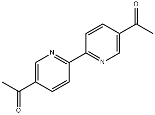 Ethanone, 1,1'-[2,2'-bipyridine]-5,5'-diylbis- (9CI) Structure