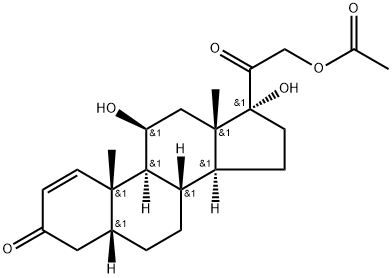 5β-4,5-Dihydro Prednisolone 21-Acetate 구조식 이미지