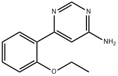 4-Pyrimidinamine, 6-(2-ethoxyphenyl)- 구조식 이미지