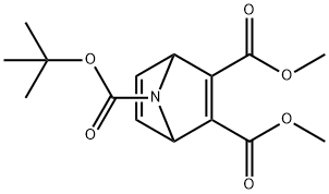 7-Azabicyclo[2.2.1]hepta-2,5-diene-2,3,7-tricarboxylic acid, 7-(1,1-dimethylethyl) 2,3-dimethyl ester 구조식 이미지