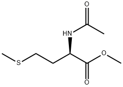 D-Methionine, N-acetyl-, methyl ester Structure