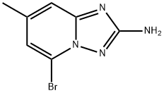 5-Bromo-7-methyl-[1,2,4]triazolo[1,5-a]pyridin-2-ylamine Structure