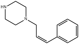 Piperazine, 1-[(2Z)-3-phenyl-2-propen-1-yl]- Structure