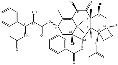 N-acetyl-10-deacetyl-N-debenzoylpaclitaxel 구조식 이미지