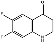 4(1H)-Quinolinone, 6,7-difluoro-2,3-dihydro- Structure