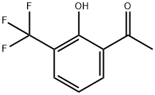 1-[2-Hydroxy-3-(trifluoromethyl)phenyl]ethan-1-one Structure