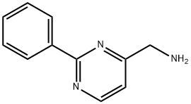 4-Pyrimidinemethanamine, 2-phenyl- Structure