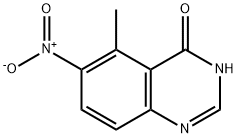 4(3H)-Quinazolinone, 5-methyl-6-nitro- Structure