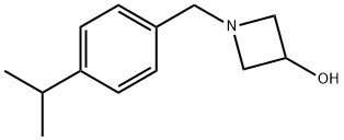 3-Azetidinol, 1-[[4-(1-methylethyl)phenyl]methyl]- Structure