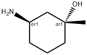 trans-3-Amino-1-methyl-cyclohexanol 구조식 이미지