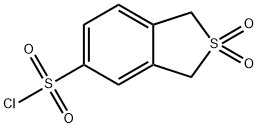 2,2-dioxo-1,3-dihydro-2lambda6-benzothiophene-5-sulfonyl chloride Structure