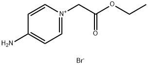 Pyridinium, 4-amino-1-(2-ethoxy-2-oxoethyl)-, bromide (1:1) Structure