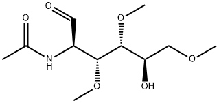 2-Acetamido-2-deoxy-3,4,6-tri-O-methyl-D-glucose Structure