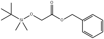 Acetic acid, 2-[[(1,1-dimethylethyl)dimethylsilyl]oxy]-, phenylmethyl ester 구조식 이미지