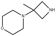 Morpholine, 4-(3-methyl-3-azetidinyl)- Structure