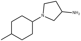 3-Pyrrolidinamine, 1-(4-methylcyclohexyl)- Structure