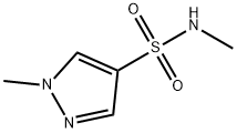 N,1-dimethyl-1H-pyrazole-4-sulfonamide Structure