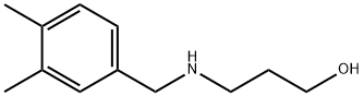 1-Propanol, 3-[[(3,4-dimethylphenyl)methyl]amino]- Structure