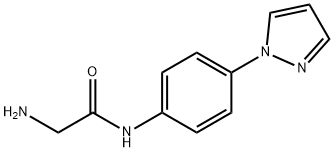 Acetamide, 2-amino-N-[4-(1H-pyrazol-1-yl)phenyl]- 구조식 이미지