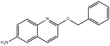 6-Quinolinamine, 2-(phenylmethoxy)- Structure