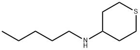 2H-Thiopyran-4-amine, tetrahydro-N-pentyl- Structure